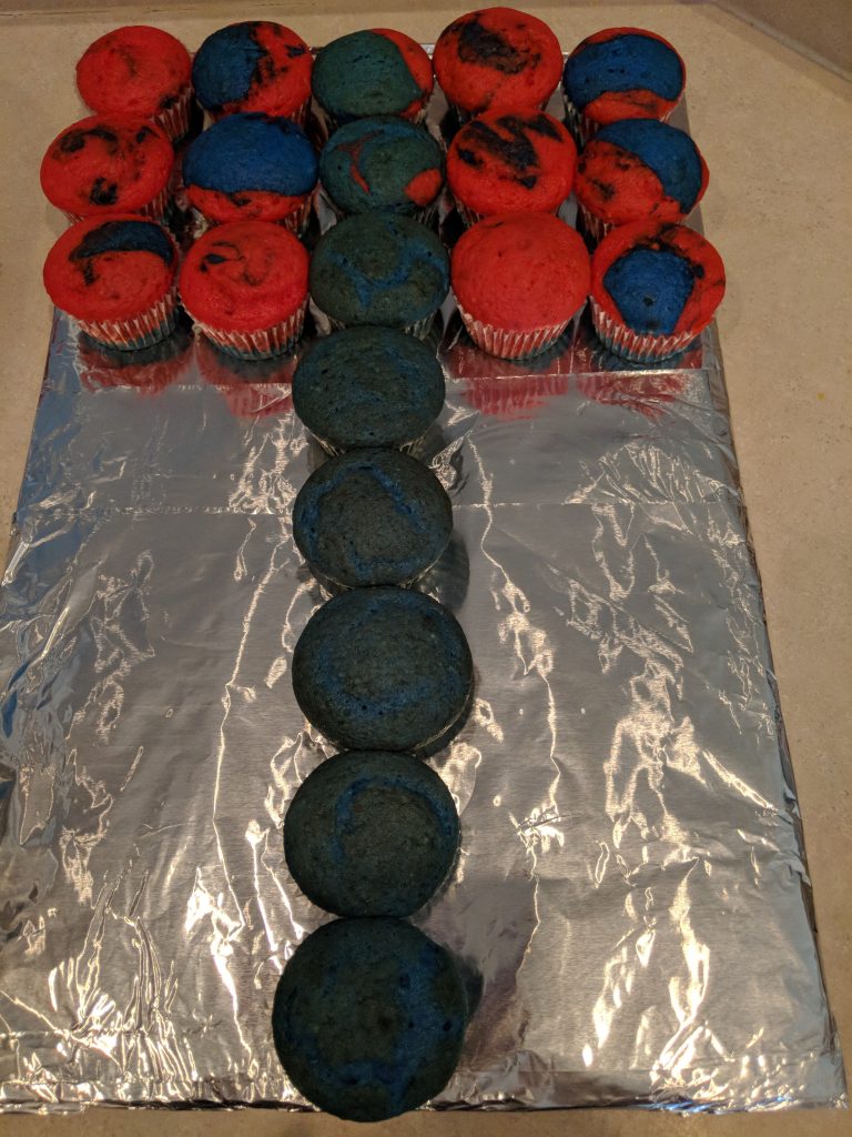 Thor cupcakes