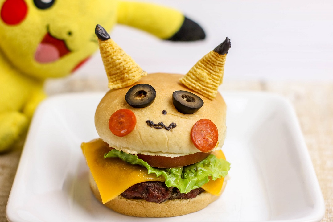 Learn how to build your own Detective Pikachu Burger.