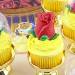 Beauty and the Beast Enchanted Rose Cupcake Disney recipes at home.