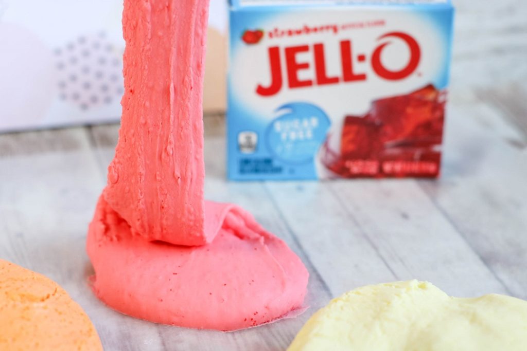 edible slime made with Jell-O